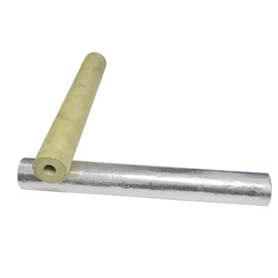 Fiberglass Pipe Wrap with Aluminum Foil Facing for Condensation Control and Freeze Protection on HVAC Pipes