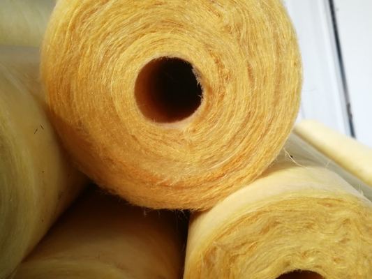 High-Temp Glass Wool Pipe Sections for Industrial Heating/Cooling Pipelines