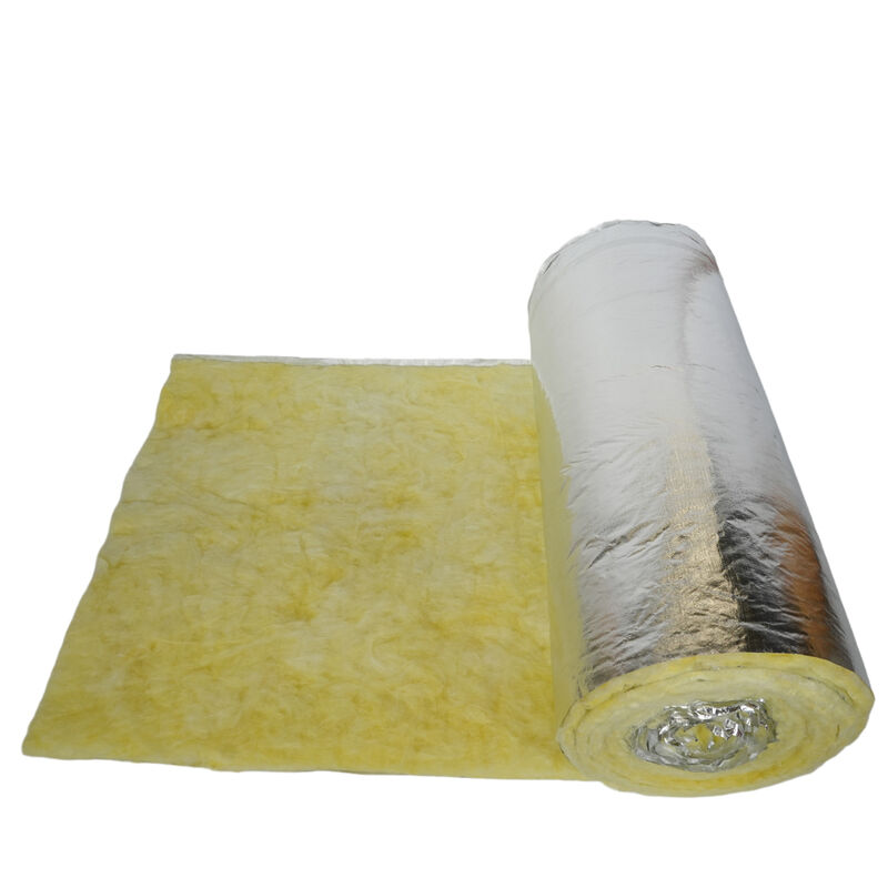 FANRYN Fiber Glass Wool for Roofing Heat Insulation and Acoustic Glass Wool Blanket Insulation Material With Aluminum Foil Facing
